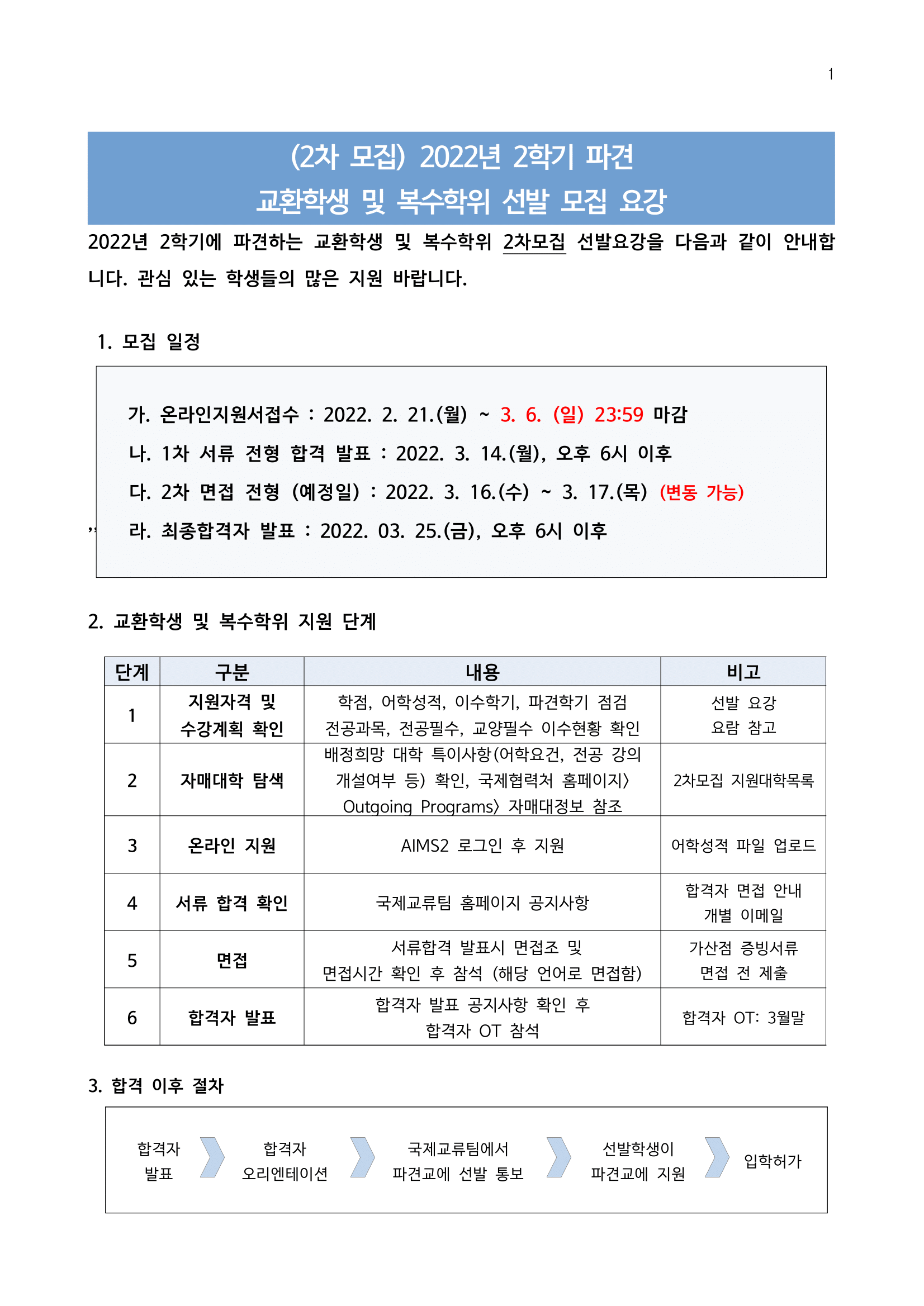 오스트레일리아 대학교: 교환/파견 학생 준비 및 절차