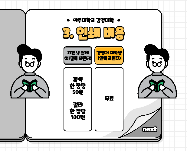 다산관 프린터 사용법 (feat. 카드뉴스) | 경영대학