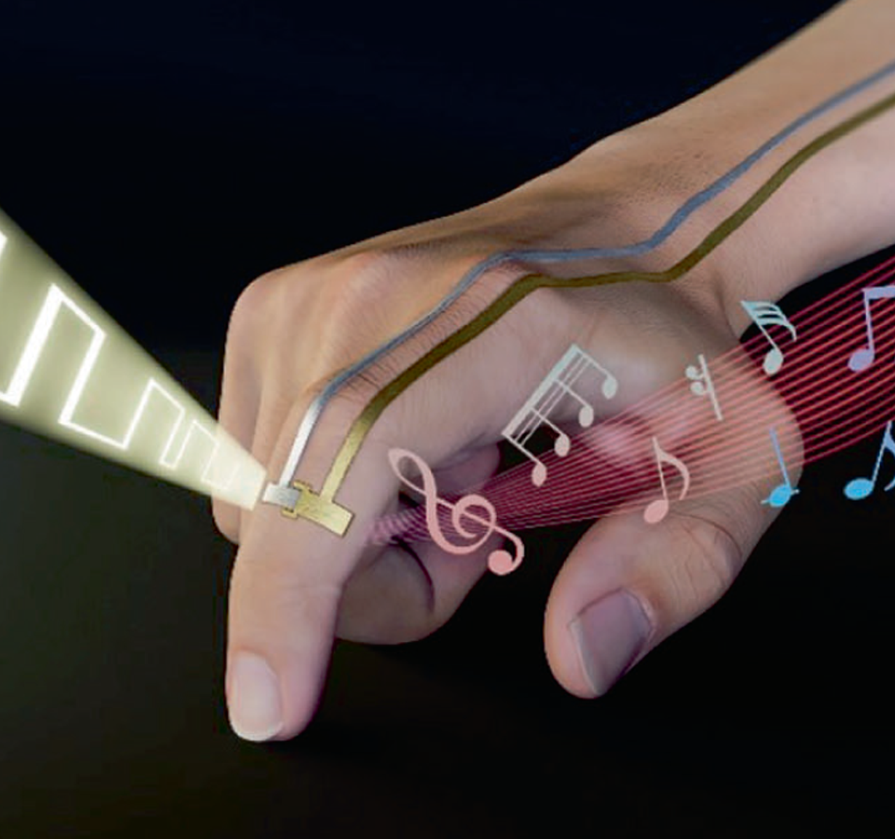 박성준 교수팀, 피부 부착해 생체 신호·주변 정보 센싱 가능한 초박막·초유연 광센서 개발