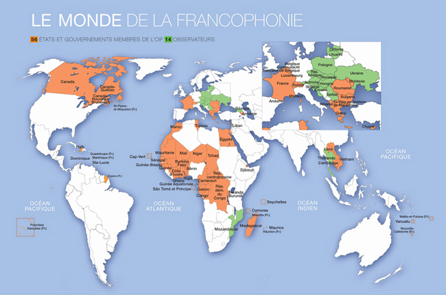 LE MONDE DELA FRANCOPHONIE