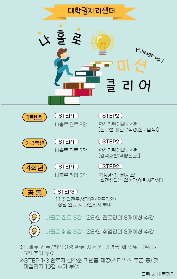 [대학일자리센터] 온라인 진로취업 강의 나홀로 미션클리어 | 아주대학교