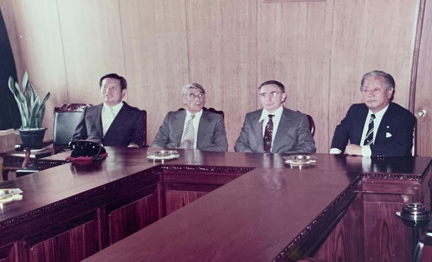 주한불란서 대사 방문