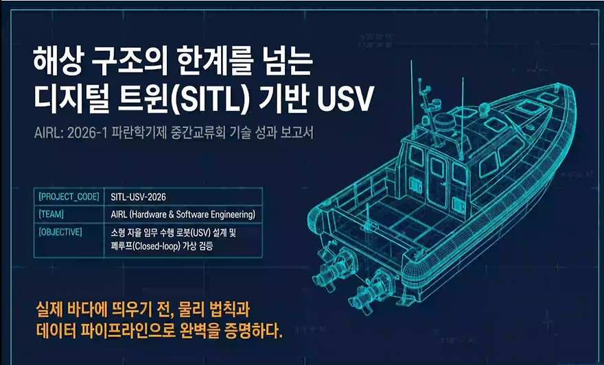 해상 구조의 한계를 넘는 디지털 트윈 기반 USV
